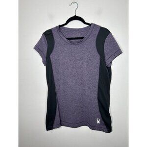 Spyder Women's Lightweight Short Sleeve Active Top Purple Size Large